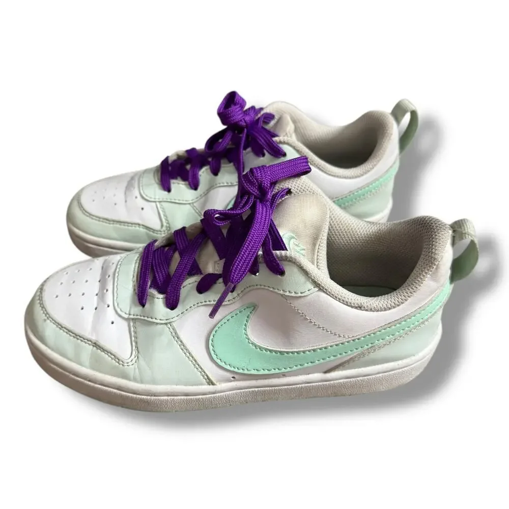 Nike Court Borough Low Recraft Youth Size US 3,5Y White/Mint FZ3539-100